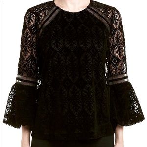 LAUNDRY BY SHELLI SEGAL Women's black Top size L